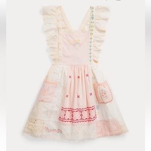 NWT Polo by Ralph Lauren Patchwork Girls Dress 3T